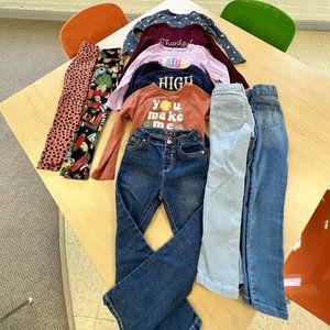 5T Girls Jeans/Long-sleeve Clothing Bundle - SHIPS FAST💨✅